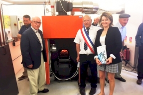 Inauguration de la chaufferie mixte Bois-Miscanthus de Villy-le-Moutier  